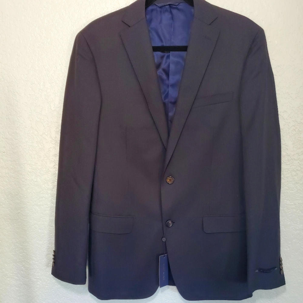 Elie Tahari Men's Blue Suit Blazer Jacket, Size 38L